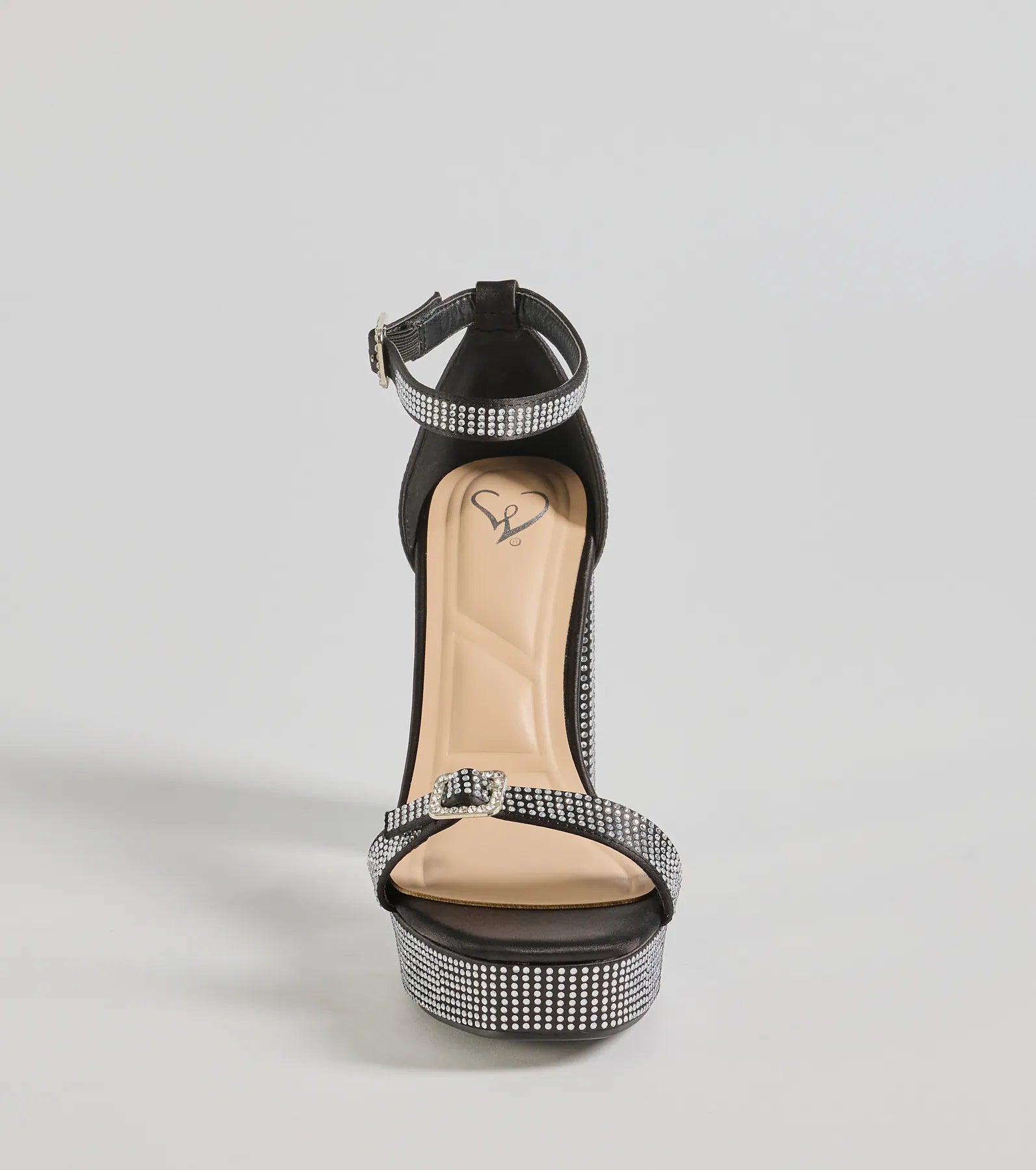 Endless Glow Rhinestone Platform Heels - Image 11