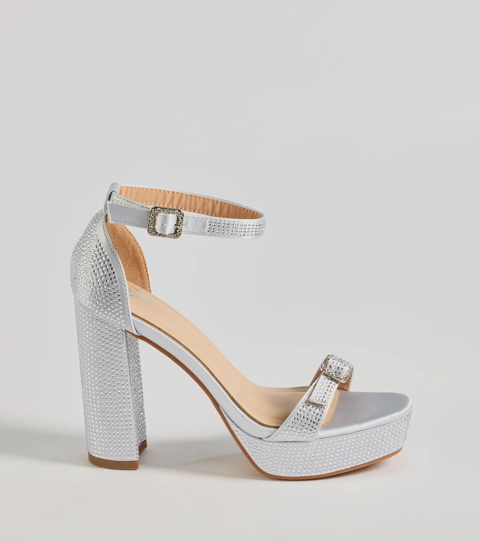 Endless Glow Rhinestone Platform Heels - Image 6