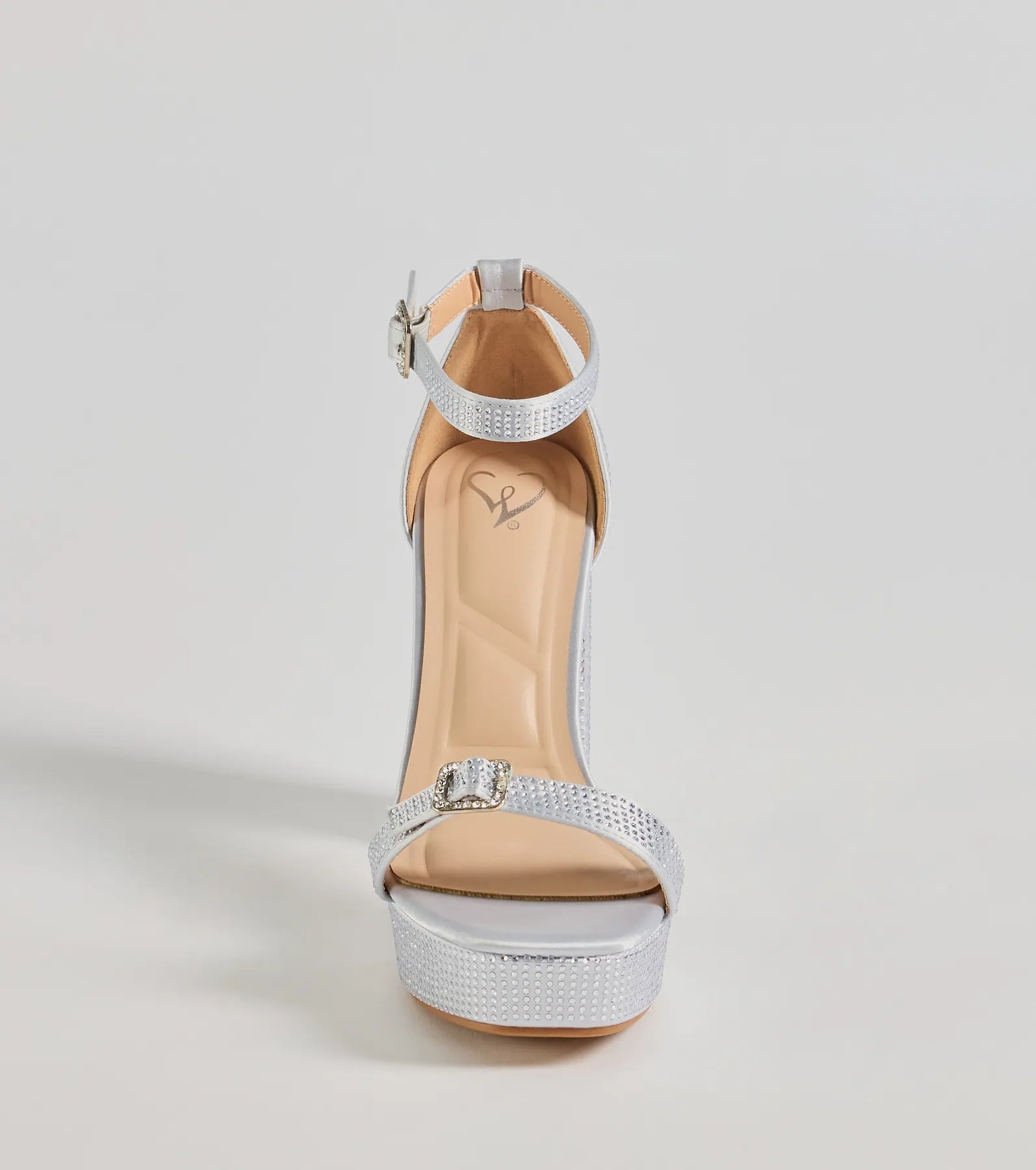 Endless Glow Rhinestone Platform Heels - Image 7