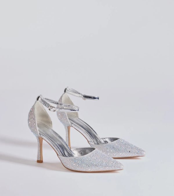 Dazzle and Stun Rhinestone Stiletto Pumps - Image 5