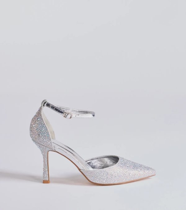 Dazzle and Stun Rhinestone Stiletto Pumps - Image 6