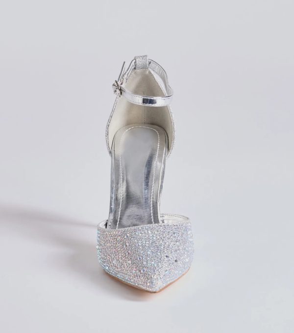 Dazzle and Stun Rhinestone Stiletto Pumps - Image 7