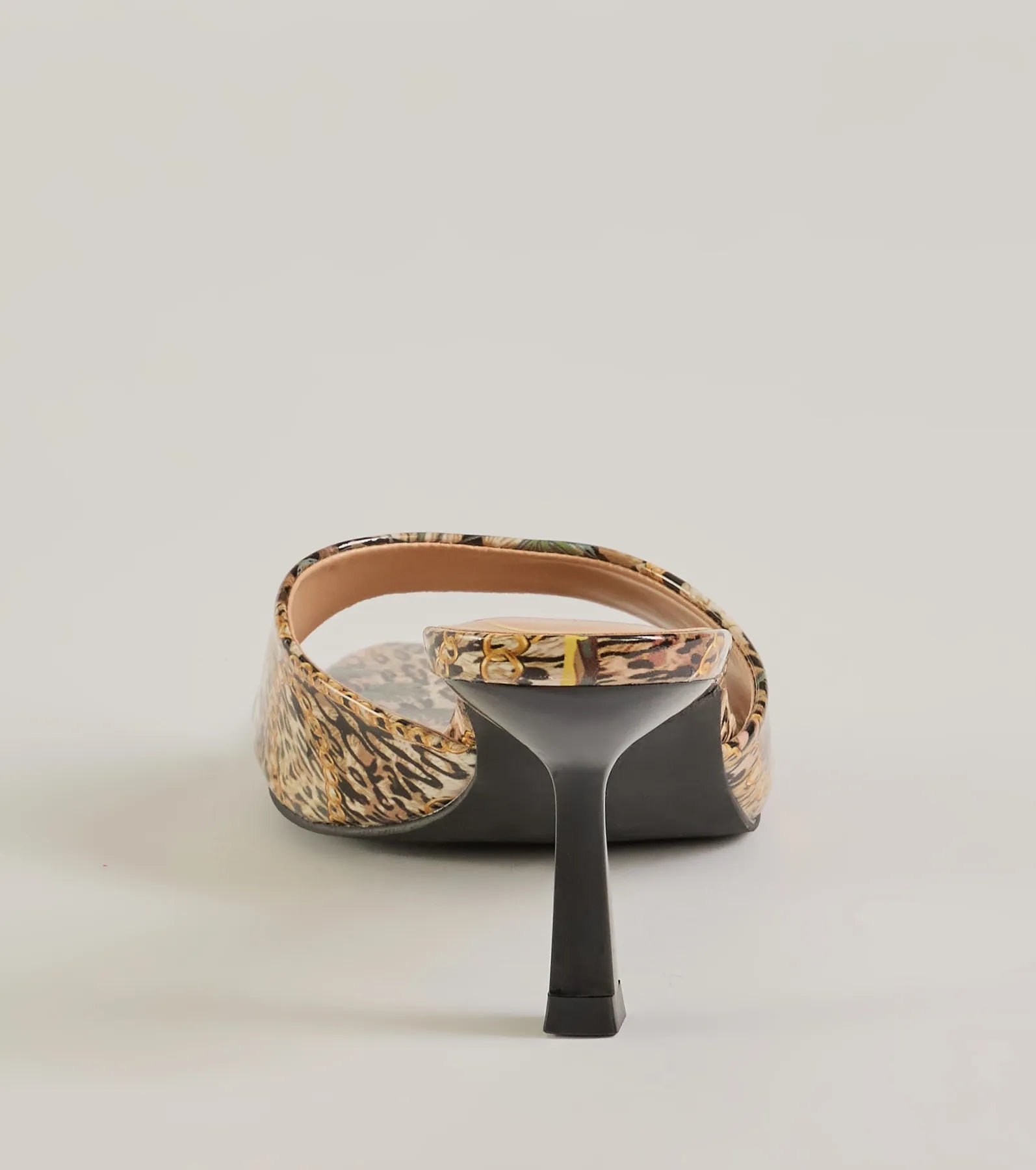 Roaring Luxe Leopard Print Stiletto Mules - Image 4