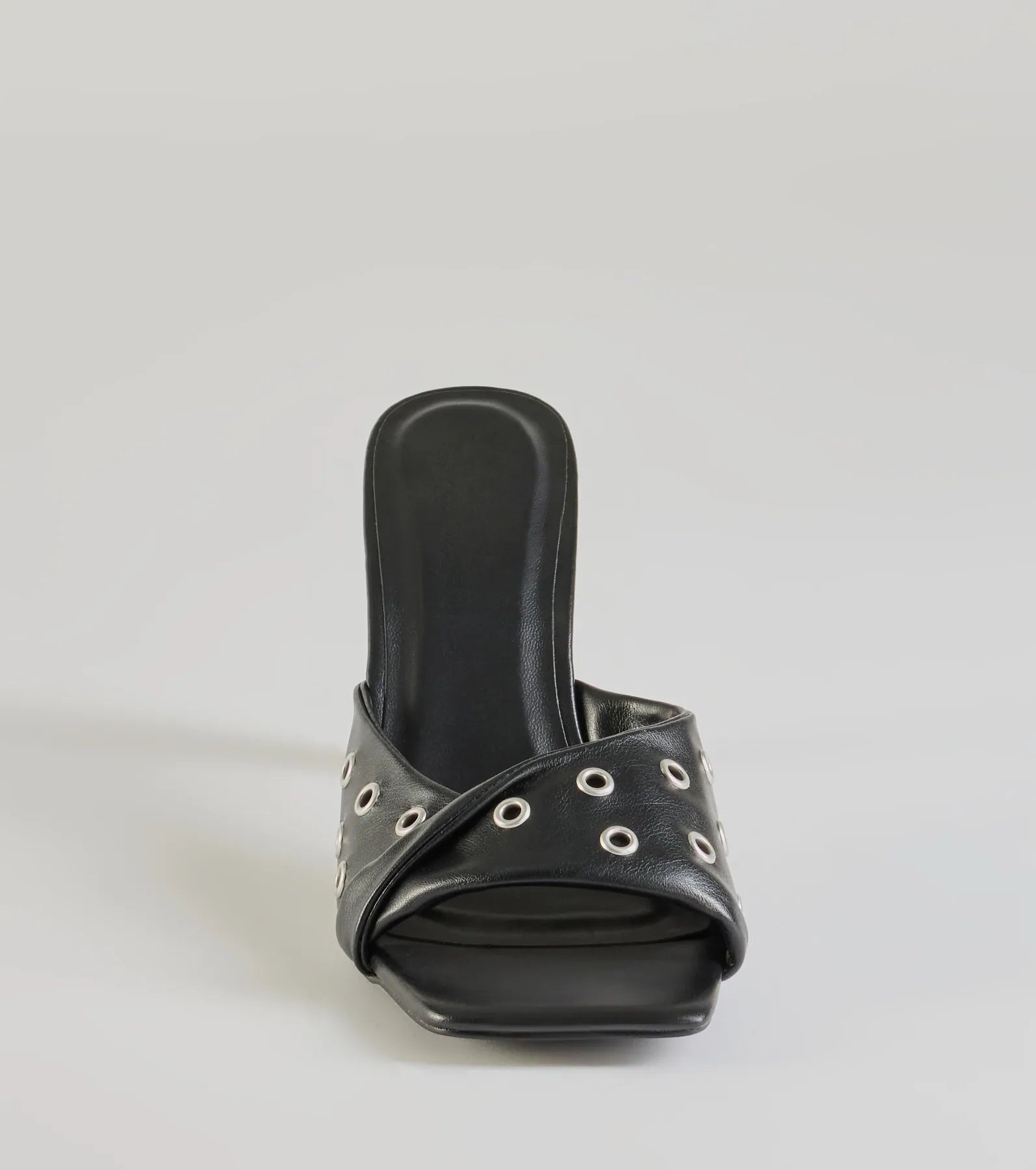 Trendy Twist Strap Stiletto Mules - Image 3