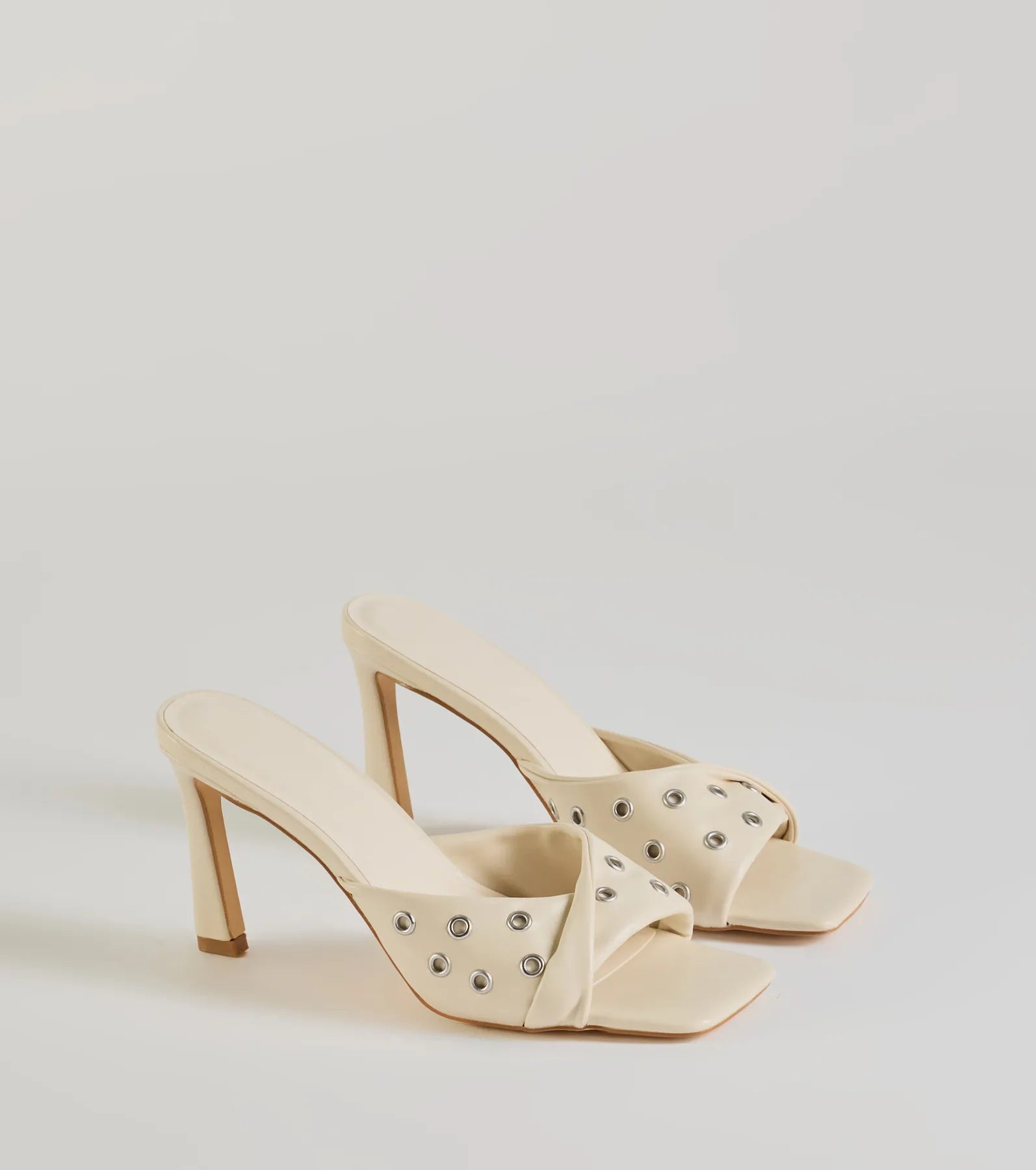 Trendy Twist Strap Stiletto Mules - Image 5