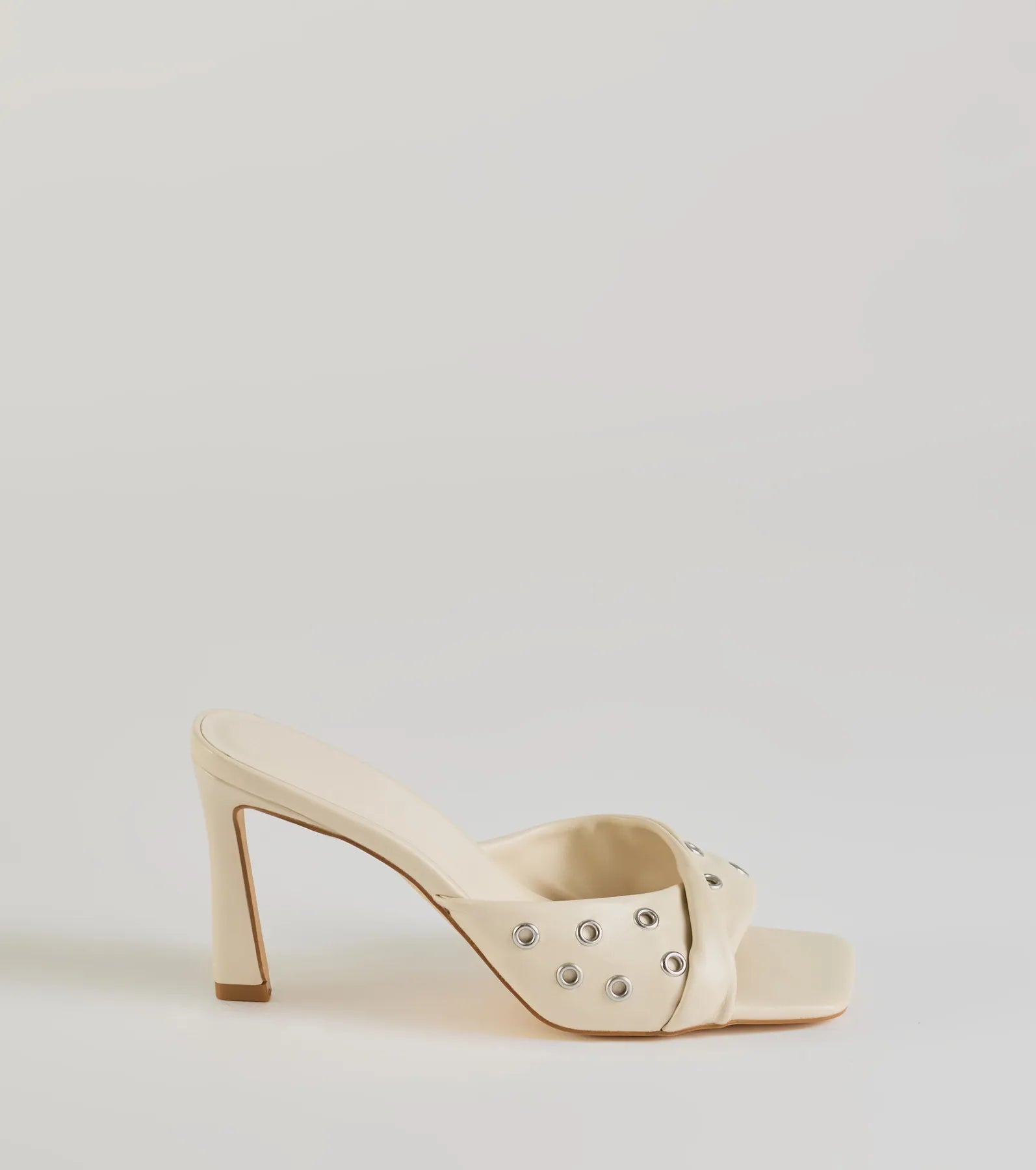 Trendy Twist Strap Stiletto Mules - Image 6