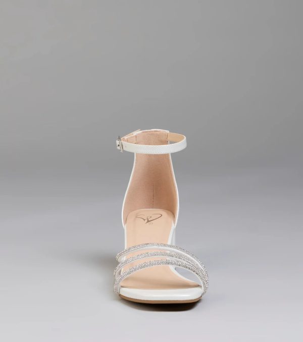 Ultra Luxe Rhinestone Short Block Heels - Image 3