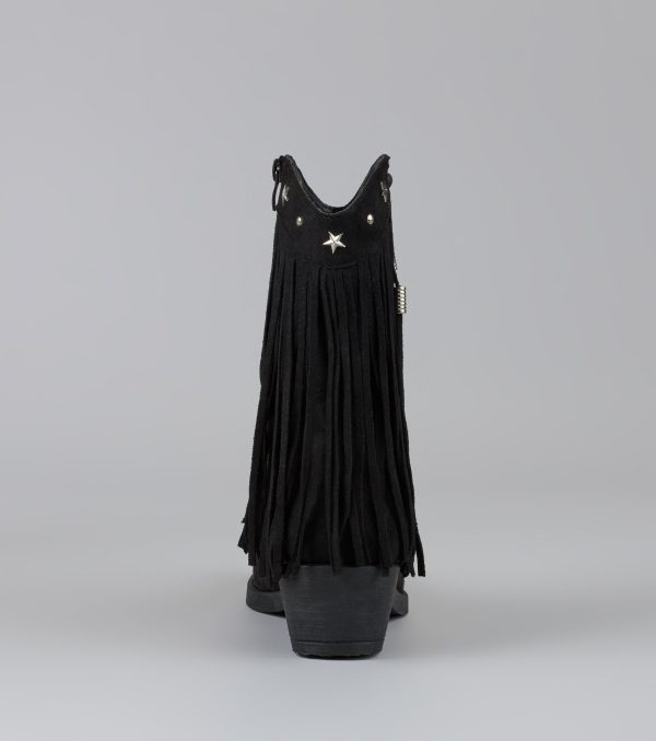 Fringe Flirt Studded Cowboy Boots - Image 4