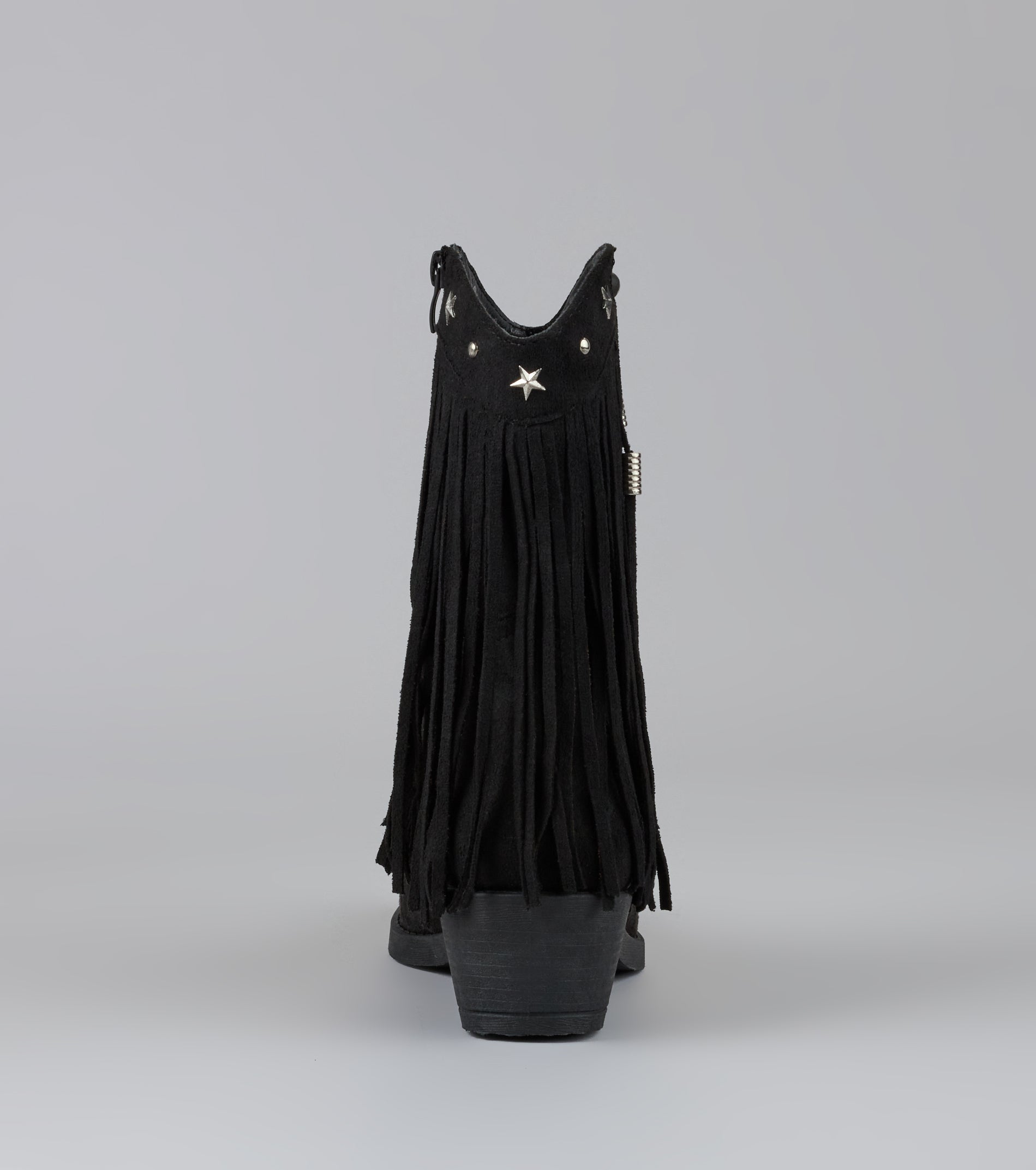 Fringe Flirt Studded Cowboy Boots - Image 4