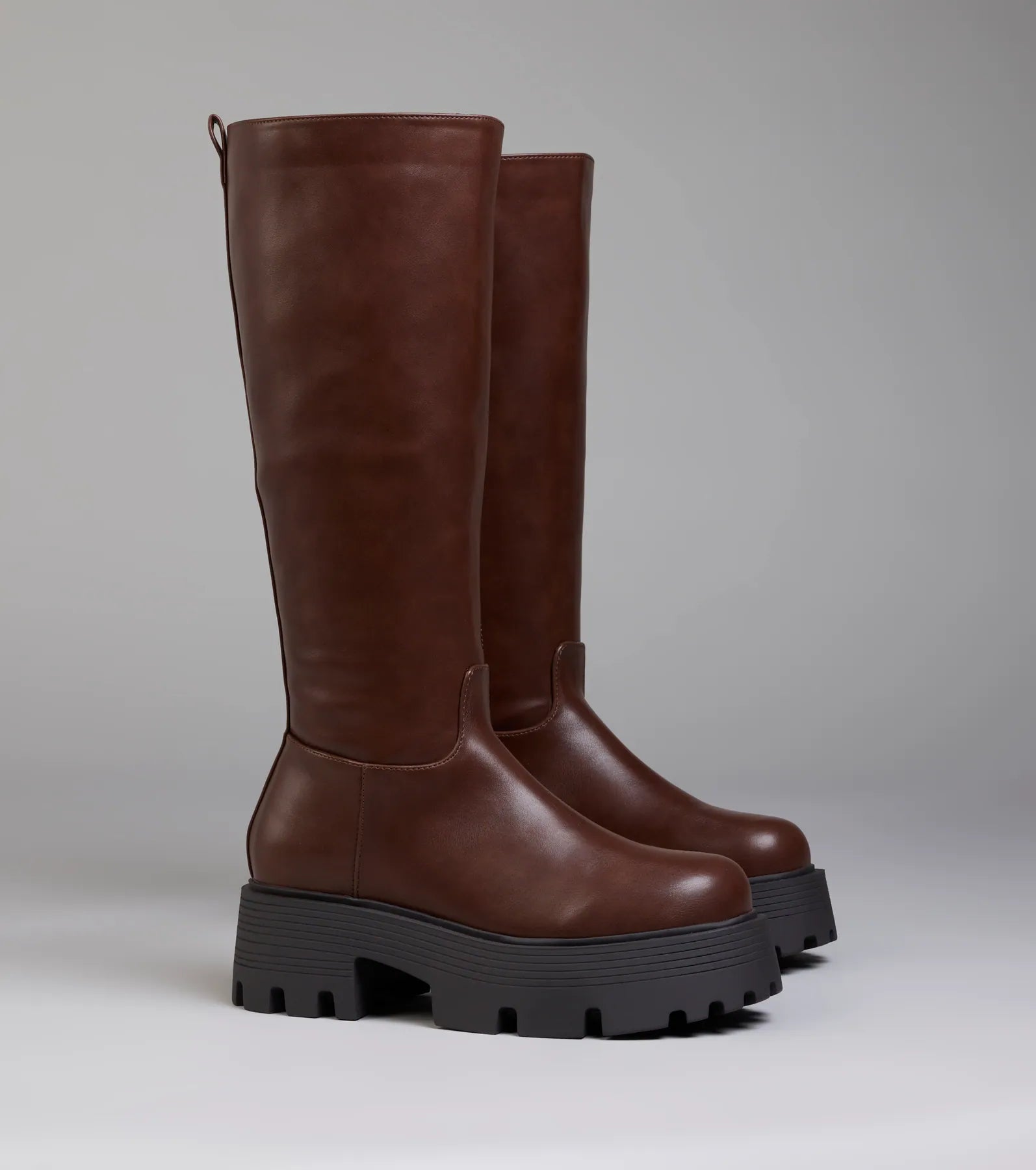 Edgy Essential Platform Lug Boots - Image 5