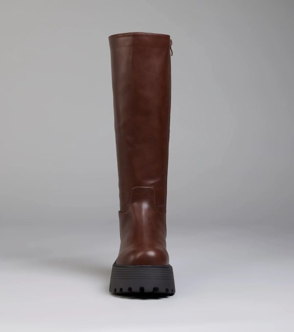 Edgy Essential Platform Lug Boots - Image 7