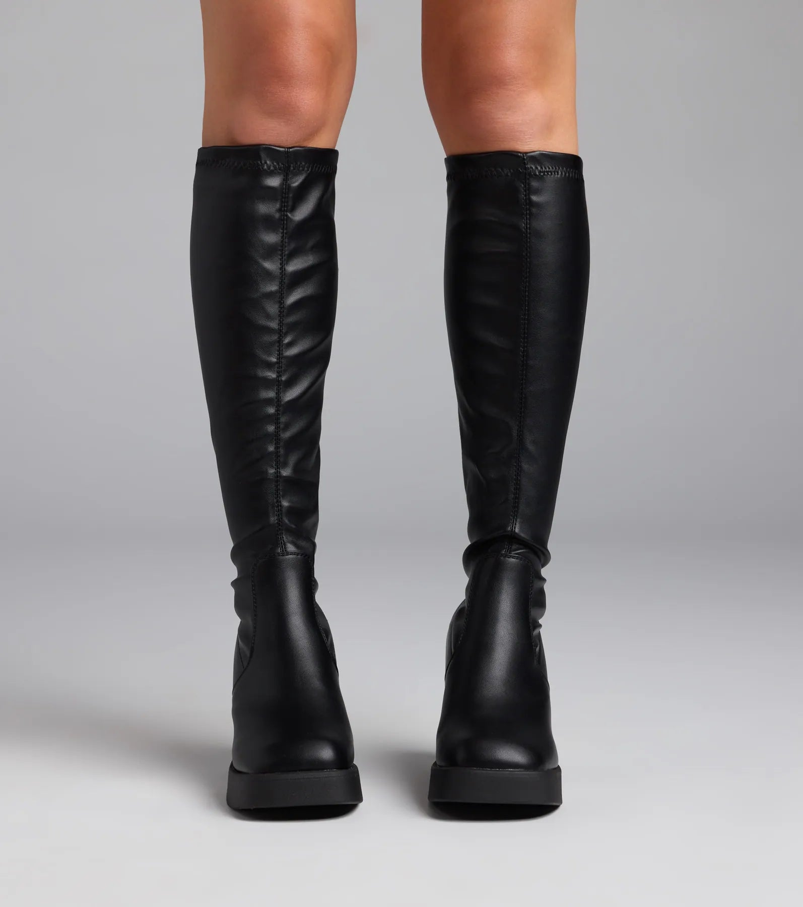 Step Out Platform Block Heel Boots - Image 2