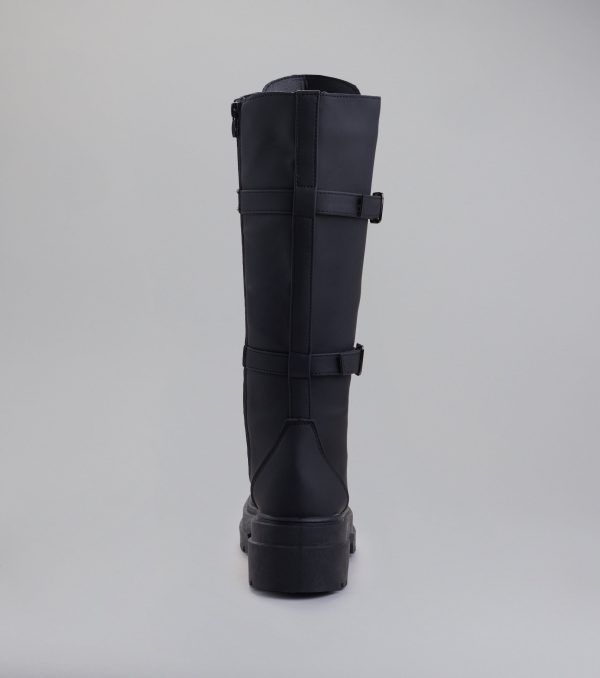 Serve and Slay Under The Knee Combat Boots - Image 4