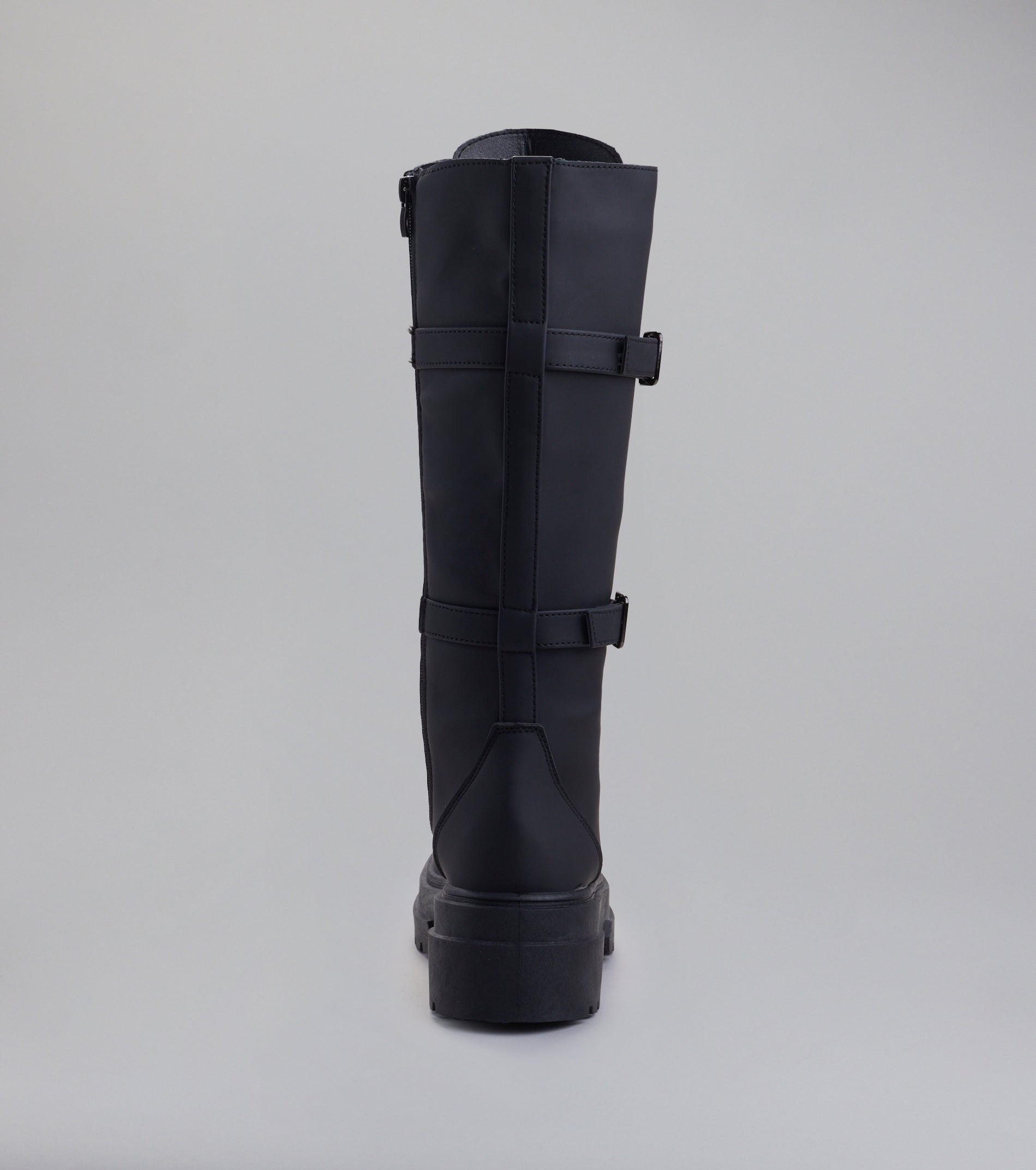 Serve and Slay Under The Knee Combat Boots - Image 4