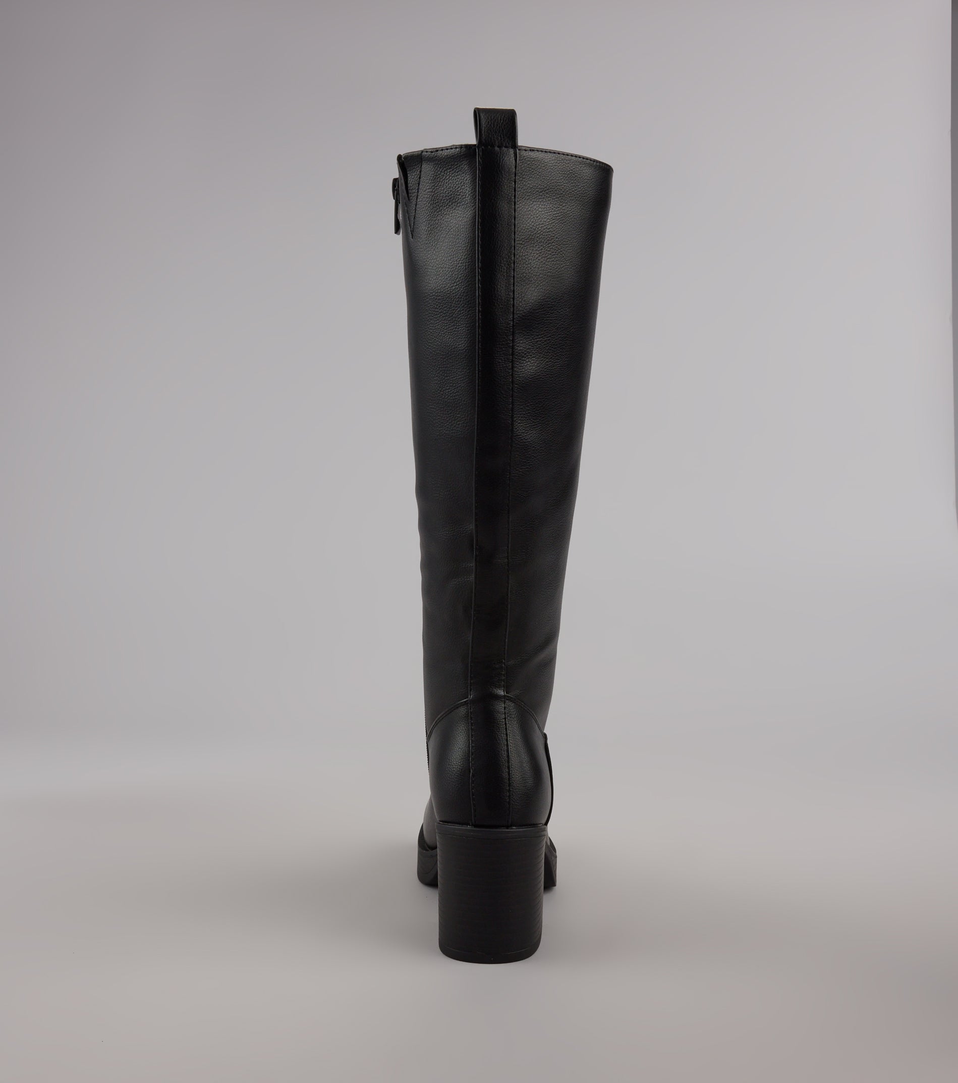 Steppin Up Block Heel Knee High Boots - Image 5