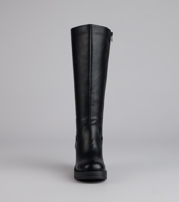 City Edge Wide Calf Platform Boots - Image 3