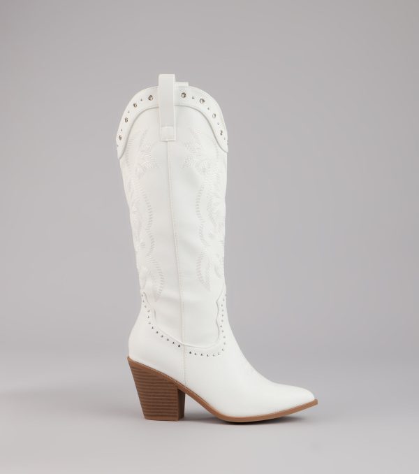 Ride or Shine Studded Cowboy Boots - Image 6
