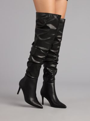 Season's Sleek Thigh-High Stiletto Boots