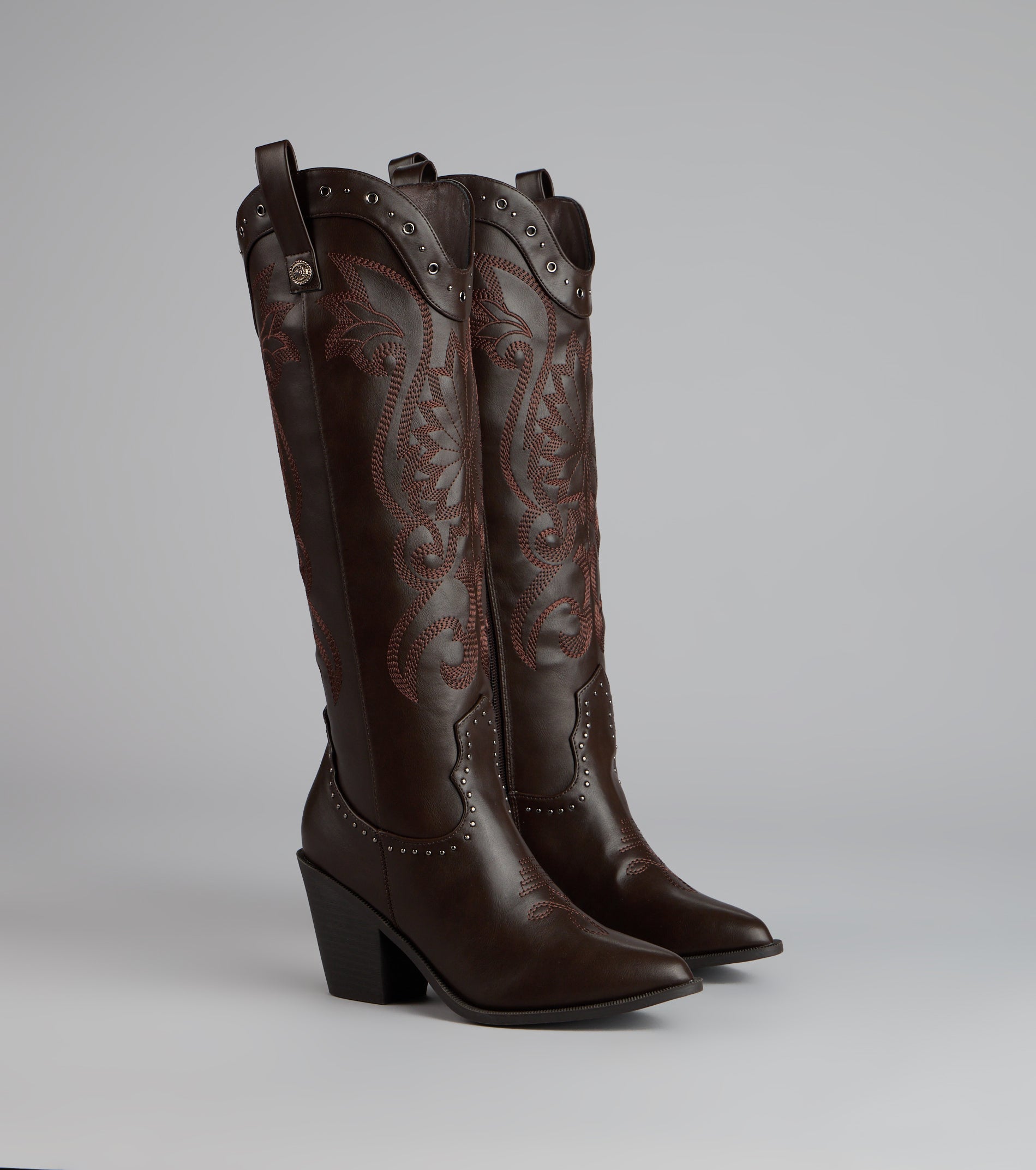 Ride or Shine Studded Cowboy Boots - Image 9