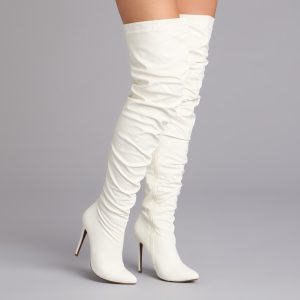 Strut In Style Scrunch Over-The-Knee Boots