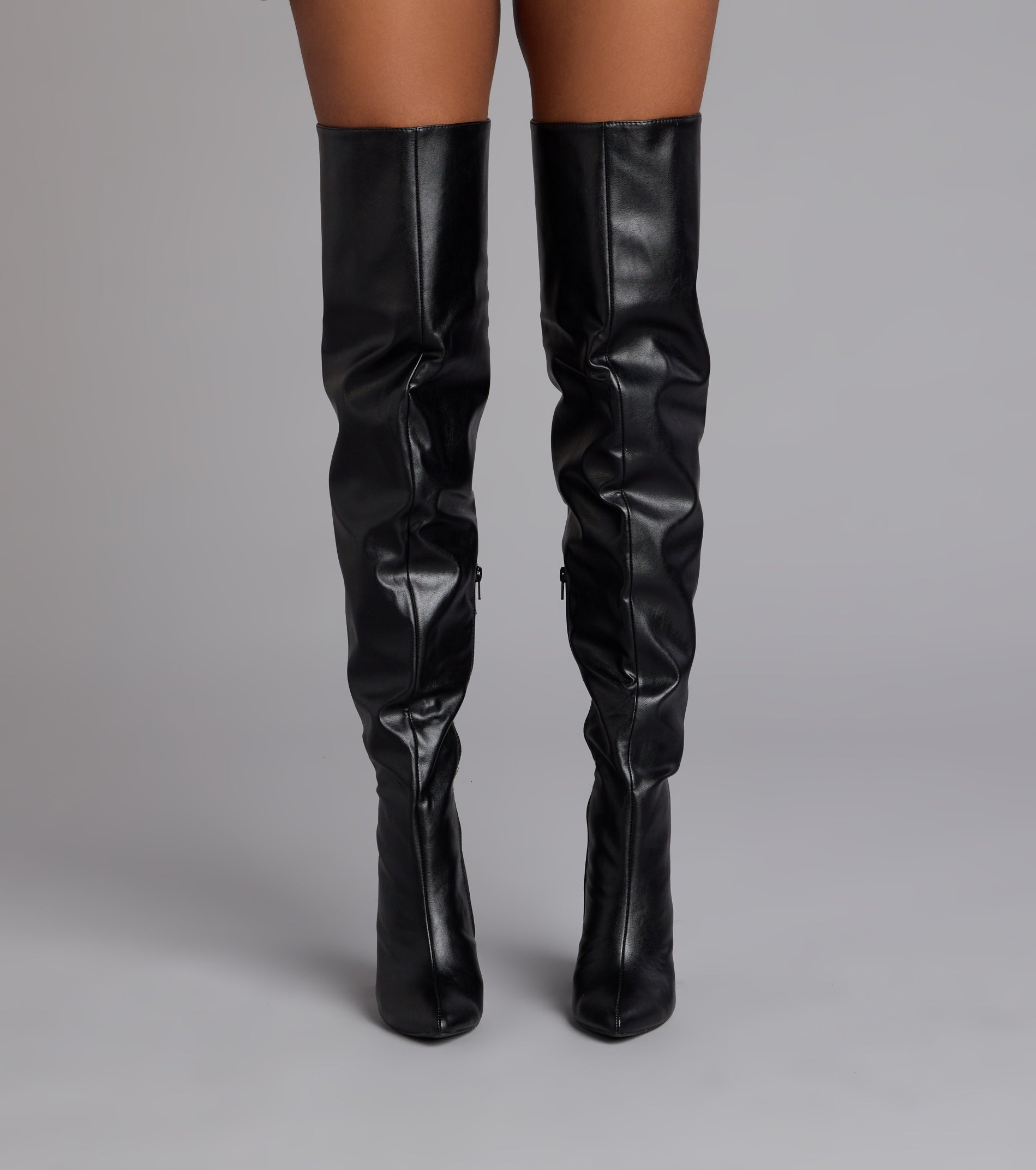 Boss Moves Over-The-Knee Block Heel Boots - Image 2