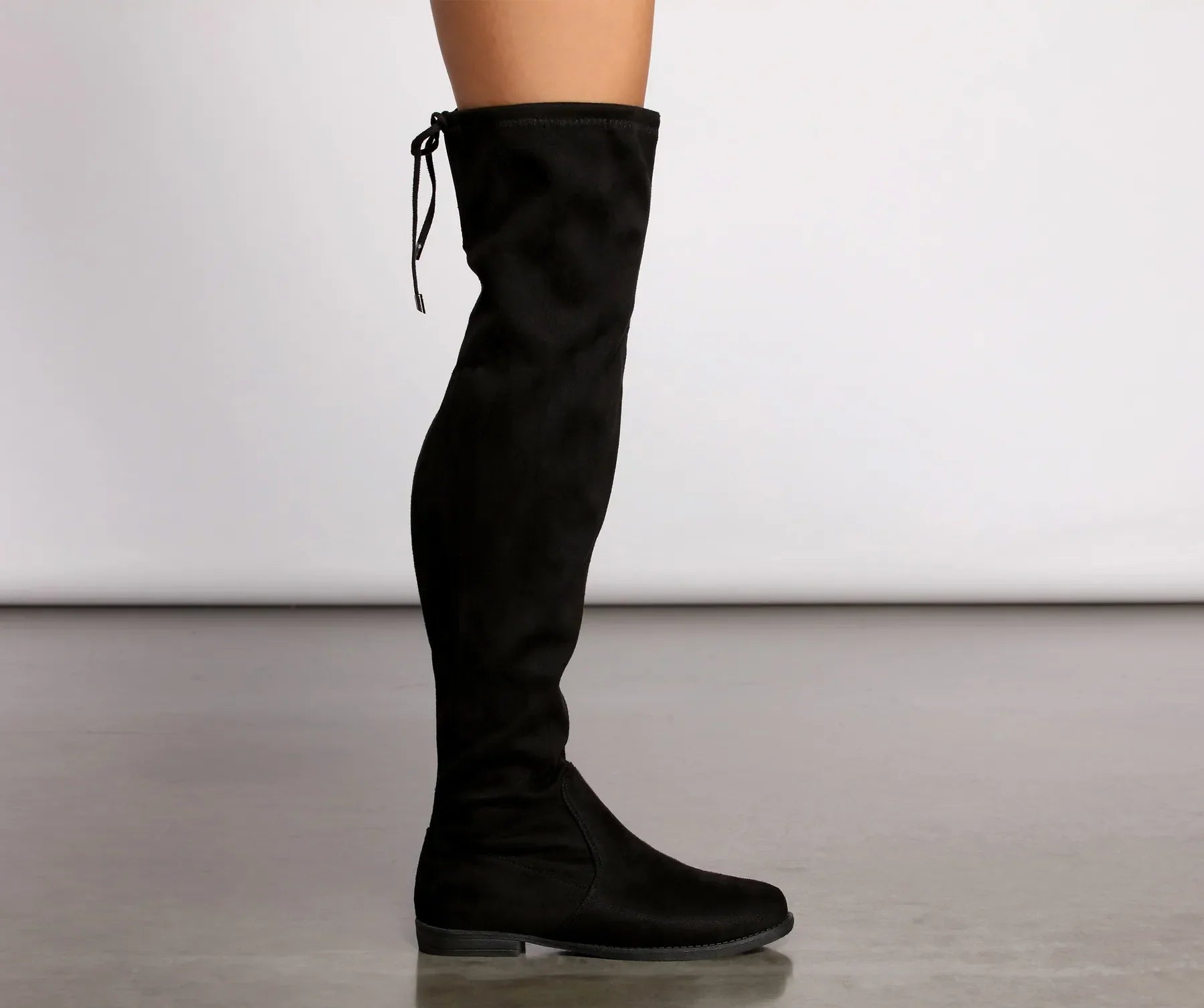 Simply Stylish Flat Over The Knee Boots - Image 2