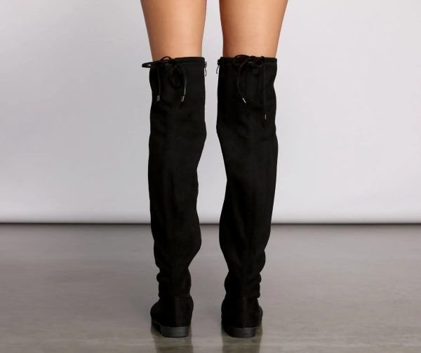 Simply Stylish Flat Over The Knee Boots - Image 3