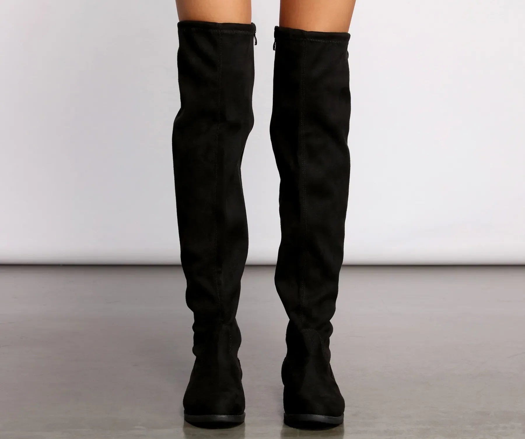 Simply Stylish Flat Over The Knee Boots - Image 5