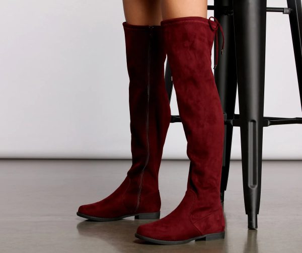 Simply Stylish Flat Over The Knee Boots - Image 10