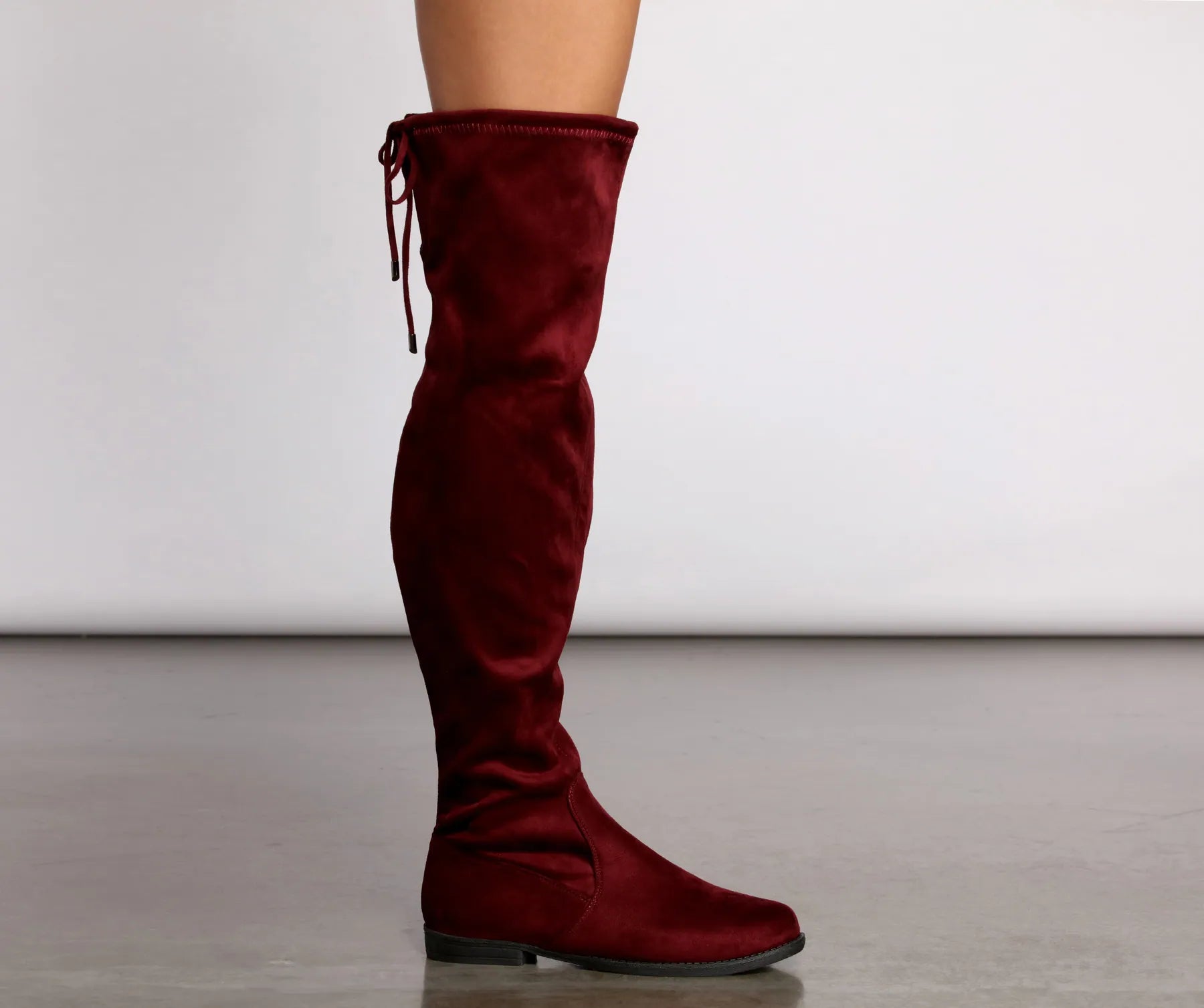 Simply Stylish Flat Over The Knee Boots - Image 11