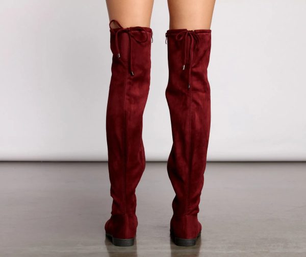 Simply Stylish Flat Over The Knee Boots - Image 12