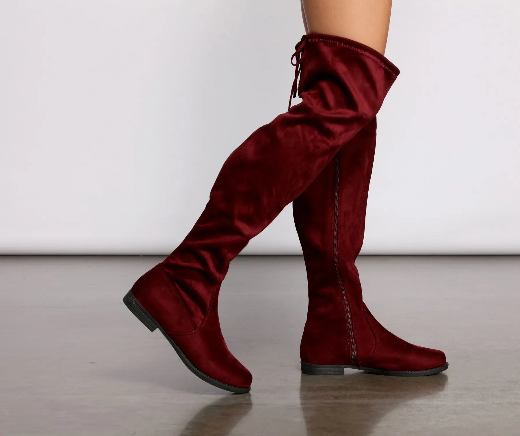 Simply Stylish Flat Over The Knee Boots - Image 13