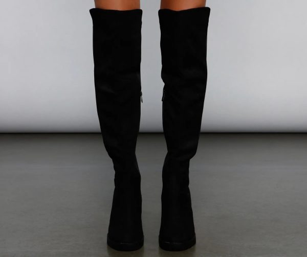Trendy Lug Sole 50/50 Boots - Image 2