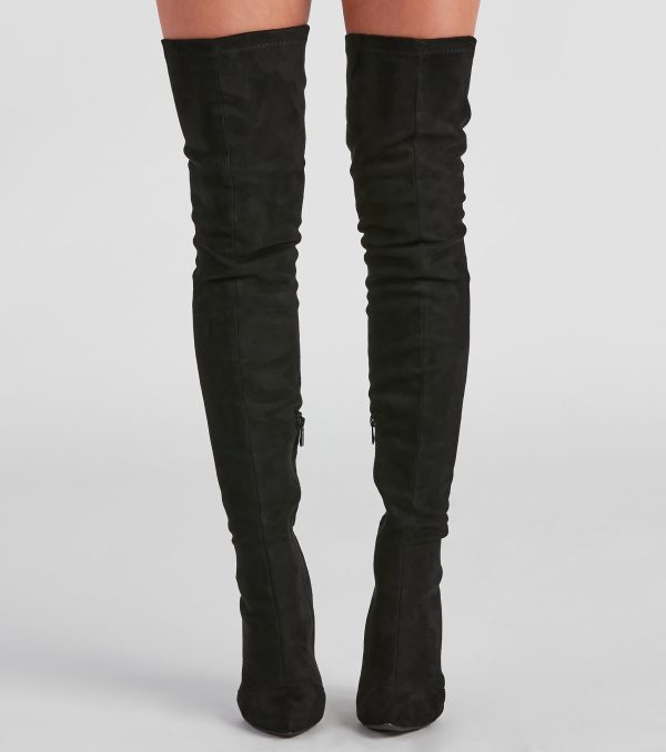 Stacked On Style Lace-Up Boots - Image 2