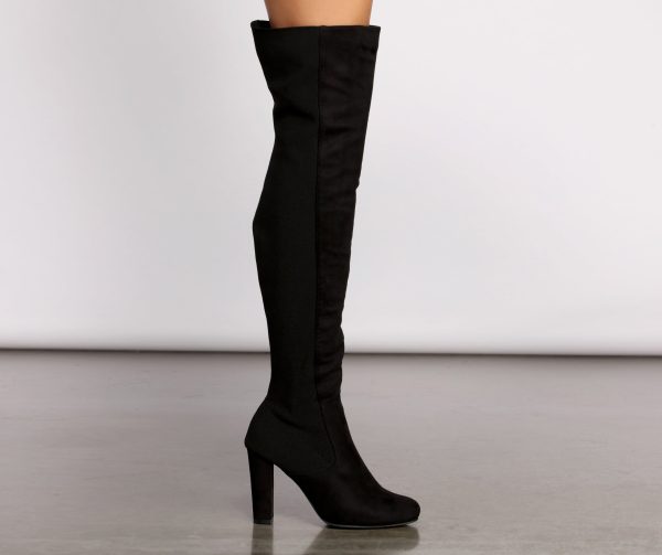 50/50 Trendy Stunner Over The Knee Boots - Image 5