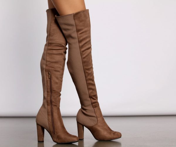 50/50 Trendy Stunner Over The Knee Boots - Image 6
