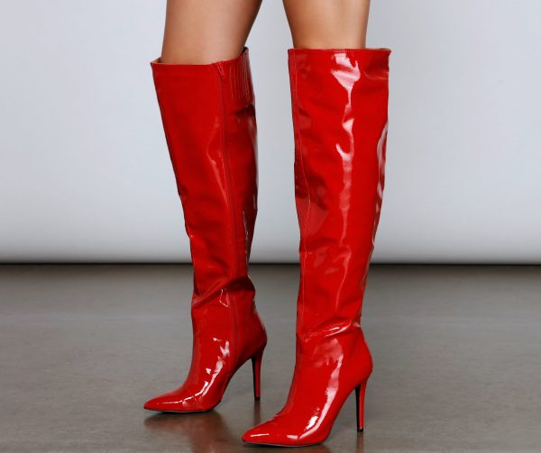 Major Headturner Over The Knee Boots - Image 7