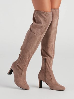 New Heights Over The Knee Boots