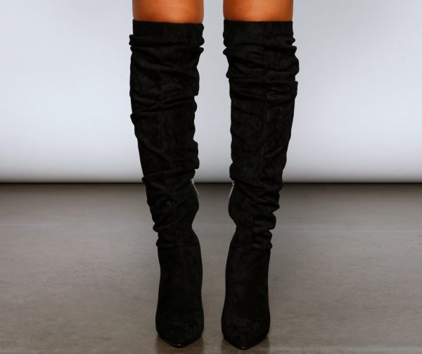 Hitting The Mark Faux Suede Boots - Image 2