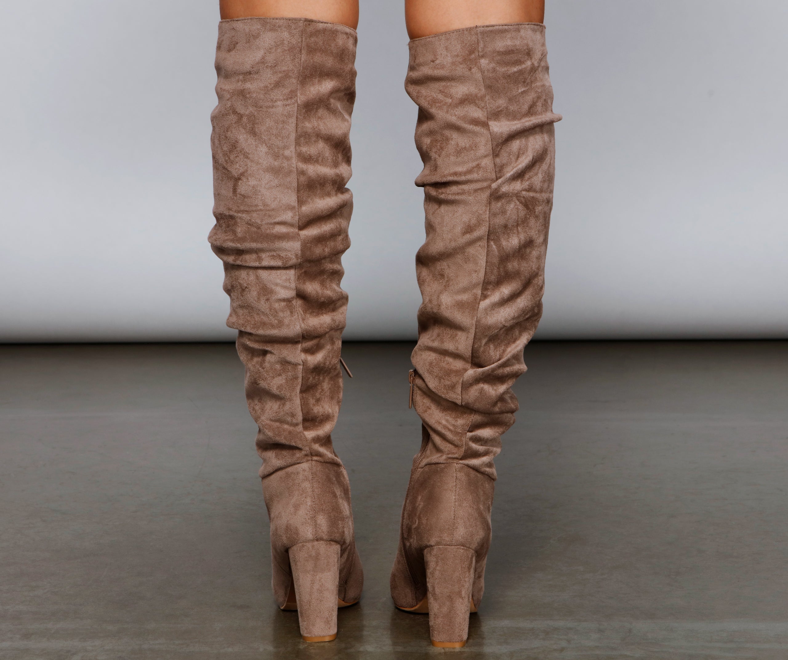 Hitting The Mark Faux Suede Boots - Image 10