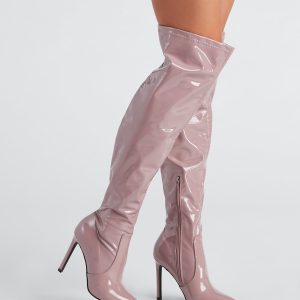 Sleek Goals Over the Knee Boots