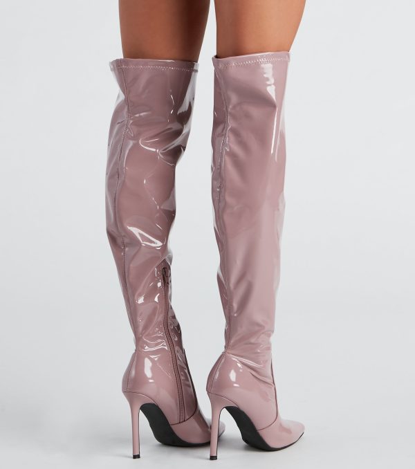 Sleek Goals Over the Knee Boots - Image 4
