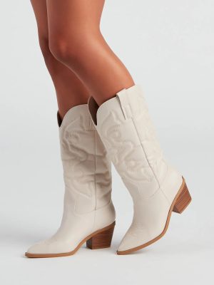 On That Western Trend Cowboy Boots