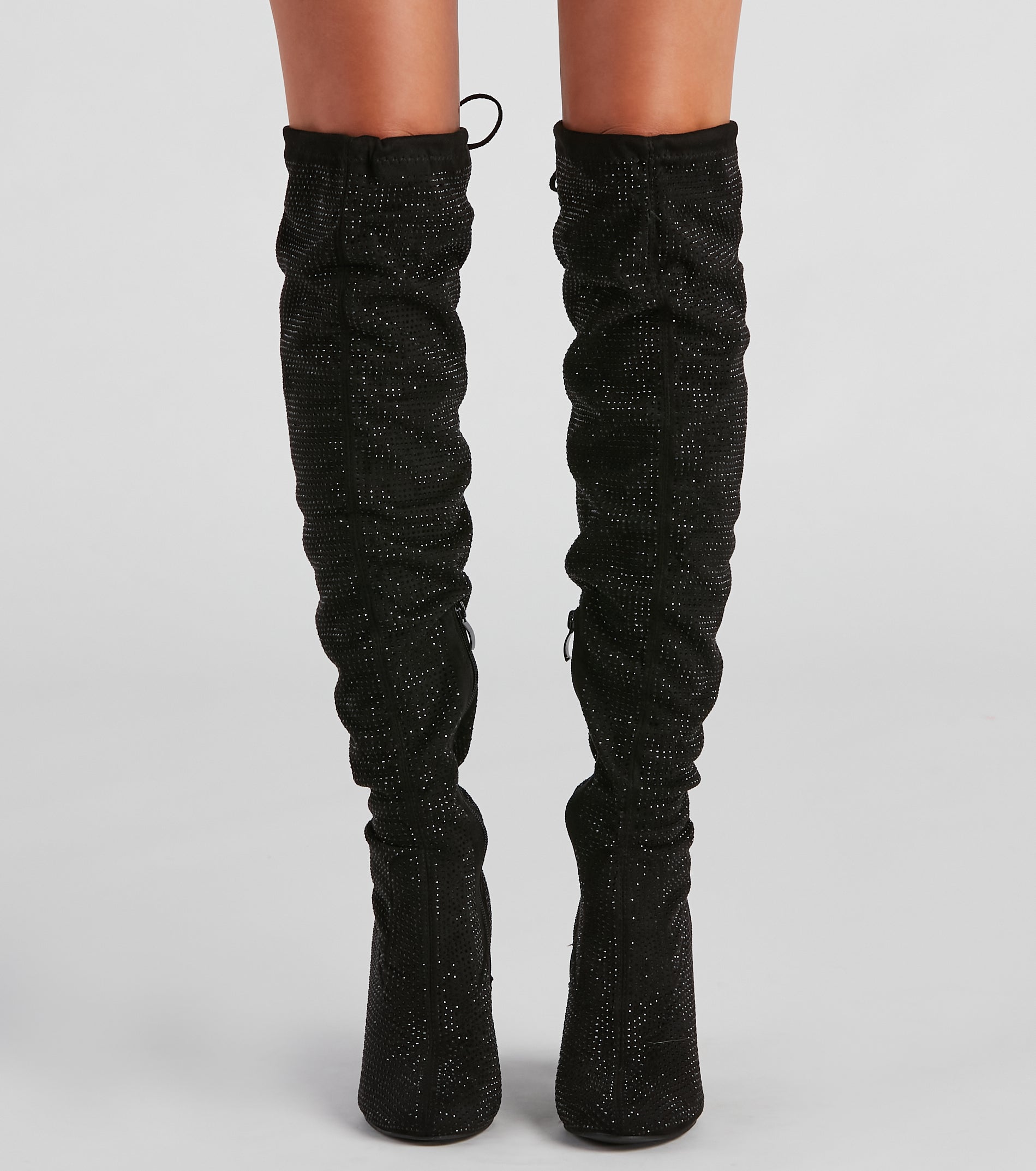Be Dazzled Rhine Over The Knee Boots - Image 2
