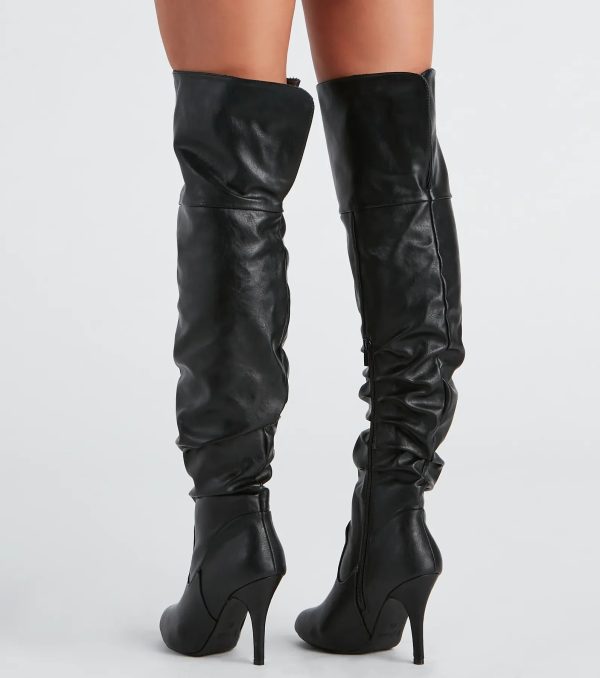 Work It Girl Over-The-Knee Boots - Image 4