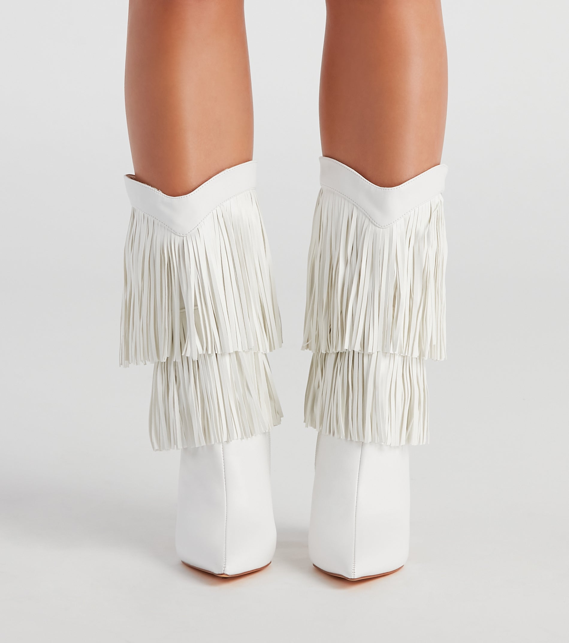 Line Dance Fringe Cowgirl Boots - Image 6