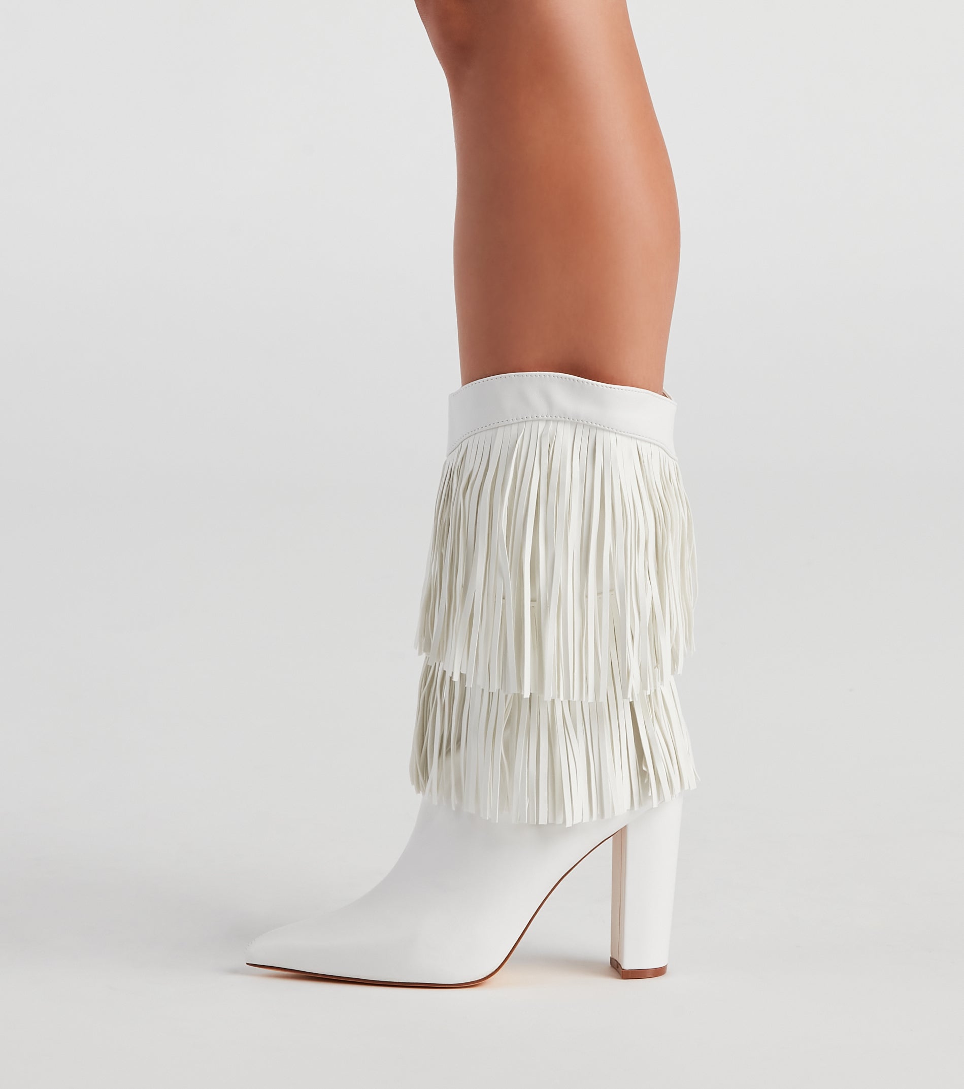 Line Dance Fringe Cowgirl Boots - Image 7