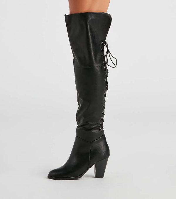 Rule The Scene Knee-High Boots - Image 3
