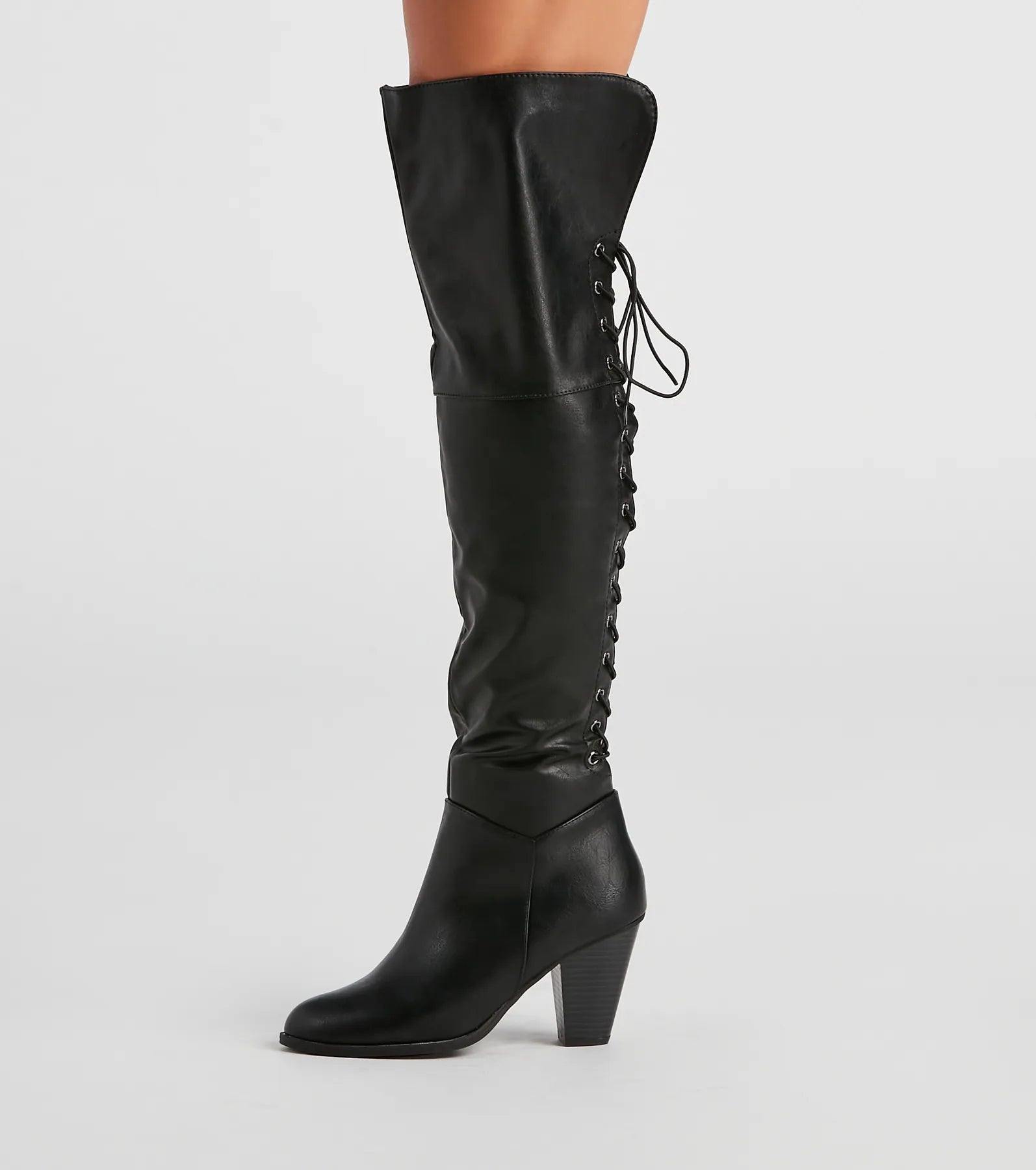 Rule The Scene Knee-High Boots - Image 3
