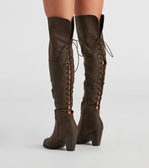 Rule The Scene Knee-High Boots - Image 6